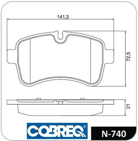 Juego de pastillas de freno- IVECO Daily III (todos) 06/
