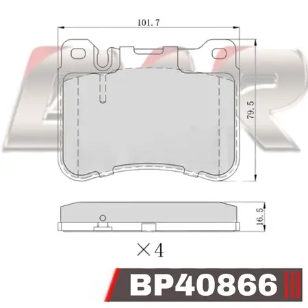 Juego de pastillas de freno- JEEP -COMMANDER