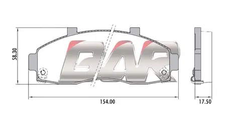 Juego de pastillas de freno- KIA BESTA (MODELO NUEVO) 97/99