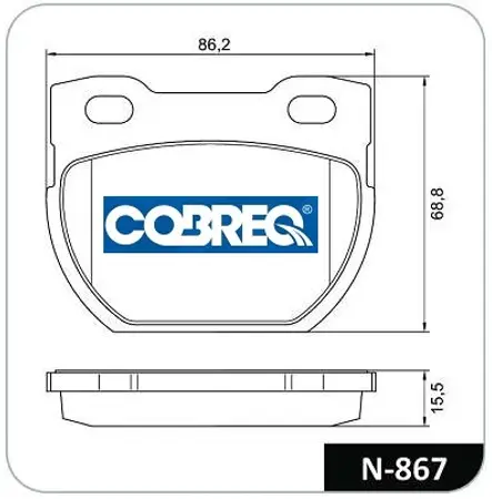 Juego de pastillas de freno- LAND ROVER DEFENDER-DISCOVERY 95/96