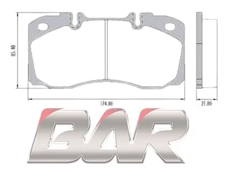 Juego de pastillas de freno- M.BENZ. 608-710-711- CAMION