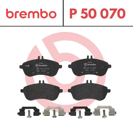 Juego de pastillas de freno- M.BENZ C-Class (todos) -Combi 07/