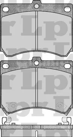 Juego de pastillas de freno- MAZDA MX-3 90/94