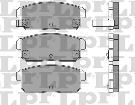 Juego de pastillas de freno- MAZDARX-8