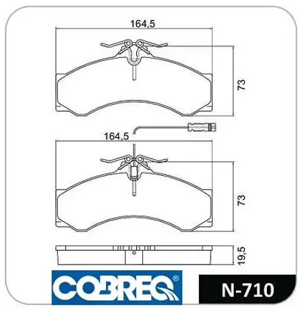 Juego de pastillas de freno- MERCEDES BENZ -CLASE C (204)