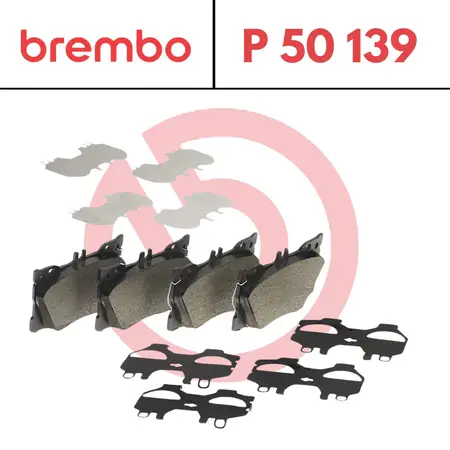 Juego de pastillas de freno- MERCEDES BENZ CLASE C 43 AMG/ CLASE E 400-450/GLC 300-350e/43 AMG