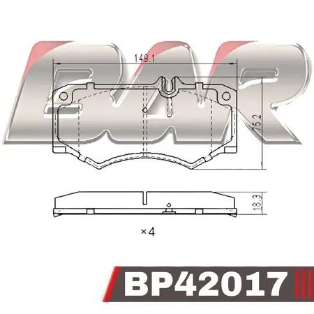 Juego de pastillas de freno- MERCEDES BENZ -X Class 220 - 250 - 350 d 2017/…