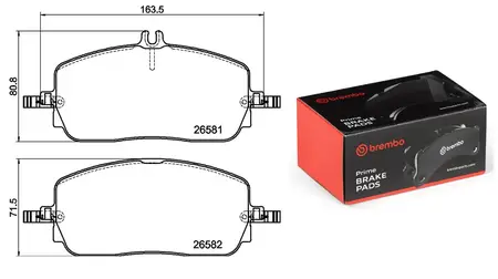 Juego de pastillas de freno- MERCEDES BENZCLASE C 180 - 200 - 300 d 2021/…