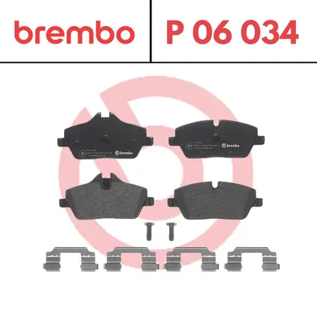 Juego de pastillas de freno- MINI -COOPER II (R56)(R57) llanta 16"