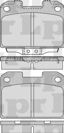 Juego de pastillas de freno- MITSUBISHI 3000 GT VR4 / DODGE