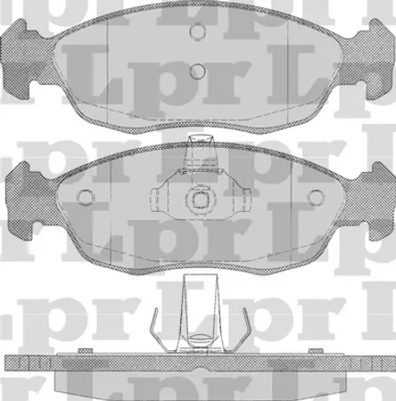 Juego de pastillas de freno- PEUGEOT 205 / 306 96-00 (SIN CABLE)/CITROEN SAXO-XSARA SIN CAB