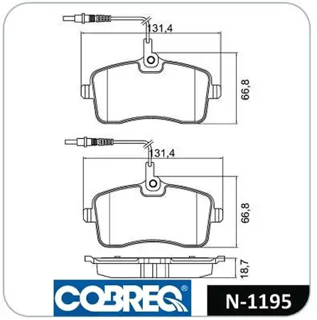 Juego de pastillas de freno- PEUGEOT 407 04/