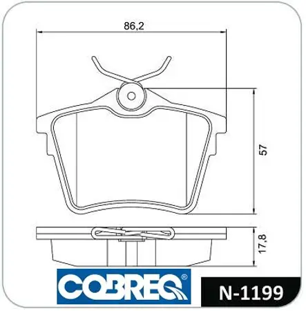 Juego de pastillas de freno- PEUGEOT 407 - 407 COUPE 04/