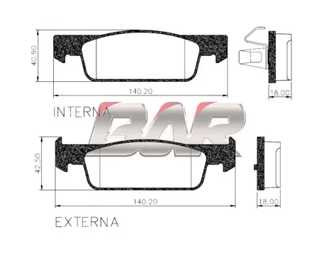 Juego de pastillas de freno- RENAULT CLIO 2012>