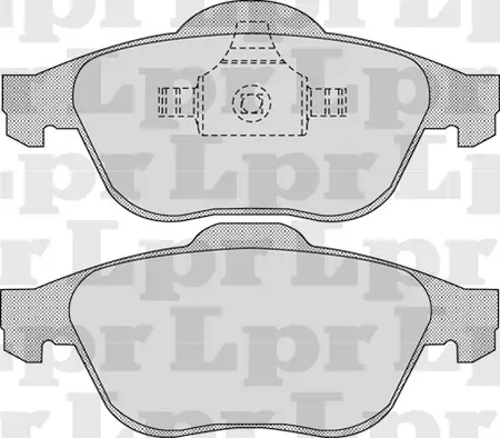 Juego de pastillas de freno- RENAULT LAGUNA BERLINA 1,6 16V-LAGUNA STATION WAGON 1,6 16V