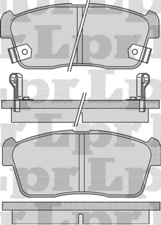 Juego de pastillas de freno- SUZUKI ALTO 1,1 2002/