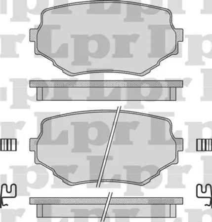 Juego de pastillas de freno- SUZUKI SIDERIK 4 PTAS- VITARA V-6-GRAND VITARA 98/