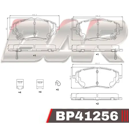 Juego de pastillas de freno- TOYOTA C-HR HYBRIDO 2016 ->