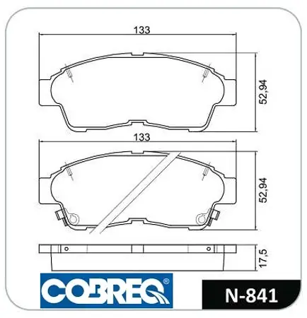 Juego de pastillas de freno- TOYOTA CAMRY-CARINA-CORONA 90/94