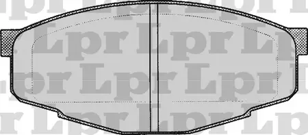 Juego de pastillas de freno- TOYOTA CRESSIDA-PICK UP (MODELO 92) 80/82