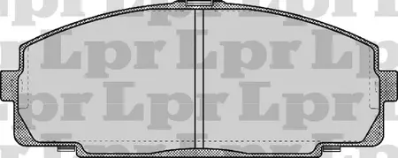 Juego de pastillas de freno- TOYOTA DYNA/HI-ACE/HILUX 84/