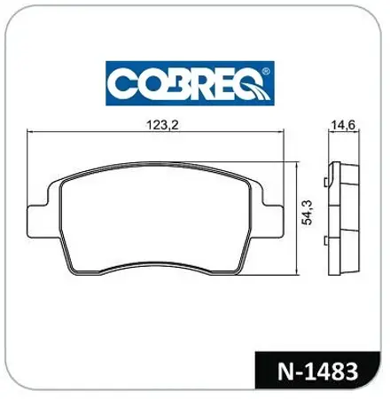Juego de pastillas de freno- TOYOTA ETIOS / YARIS