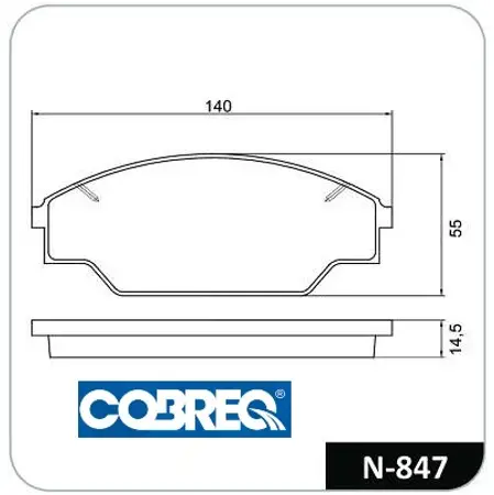 Juego de pastillas de freno- TOYOTA HILUX PICK UP 4X4-HILUX PICK UP 90/94