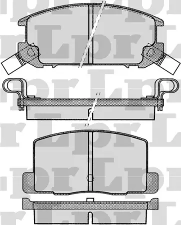 Juego de pastillas de freno- TOYOTA MR 2 Coupé -Cabriolet
