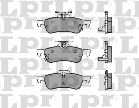 Juego de pastillas de freno- TOYOTA YARIS
