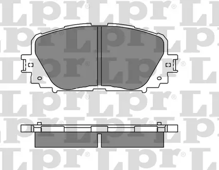 Juego de pastillas de freno- TOYOTA -YARIS 1,0 VVTI