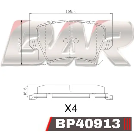Juego de pastillas de freno- VOLKSWAGEN TIGUAN- PASSAT