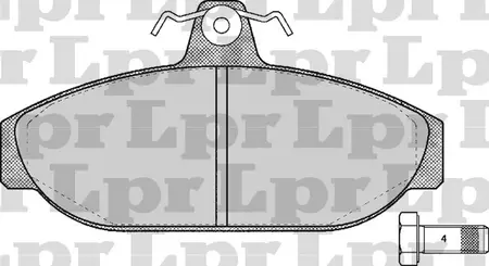 Juego de pastillas de freno- VOLVO 740-760-780-940 90/94