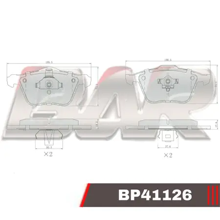 Juego de pastillas de freno- VOLVO -XC40 2017/…